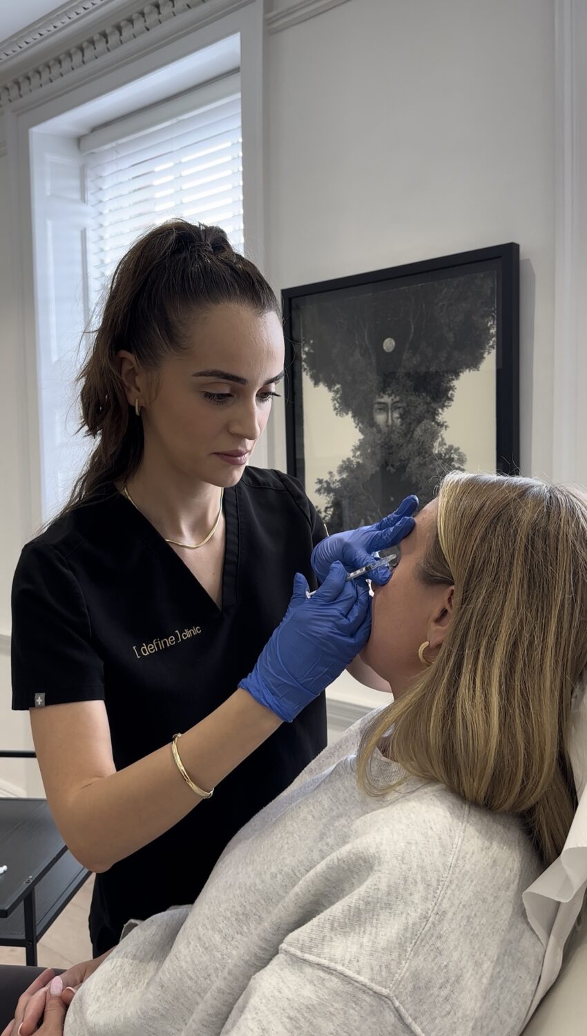 Anti wrinkle injection treatment